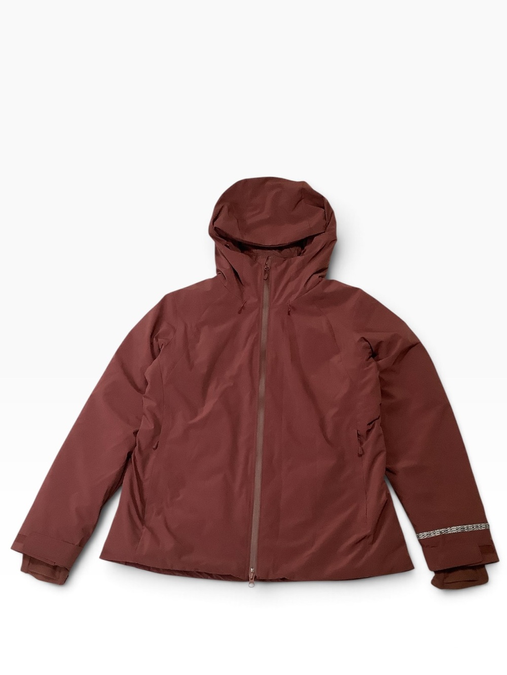 PAKA Apu Parka Sz Large Burgundy Alpaca